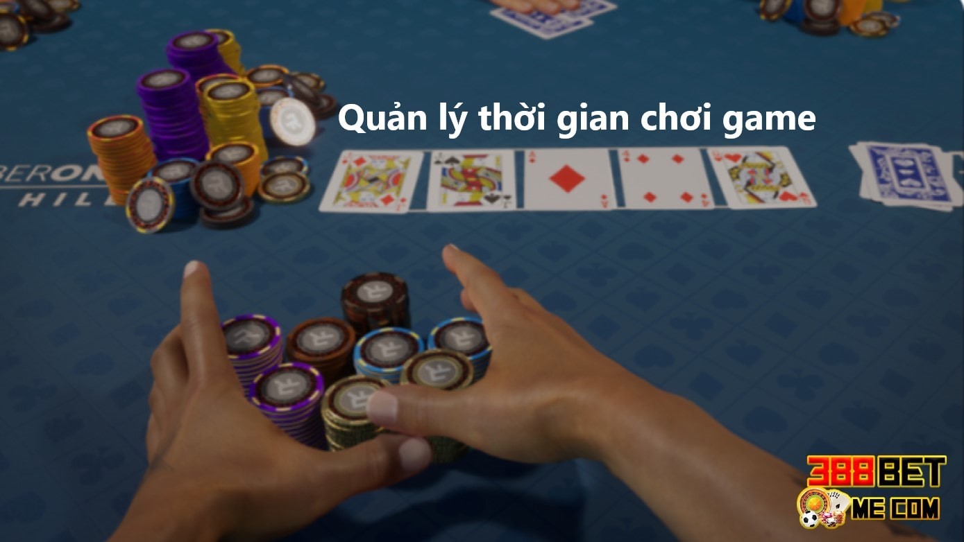 Biết tự quản thời gian chơi game của mình